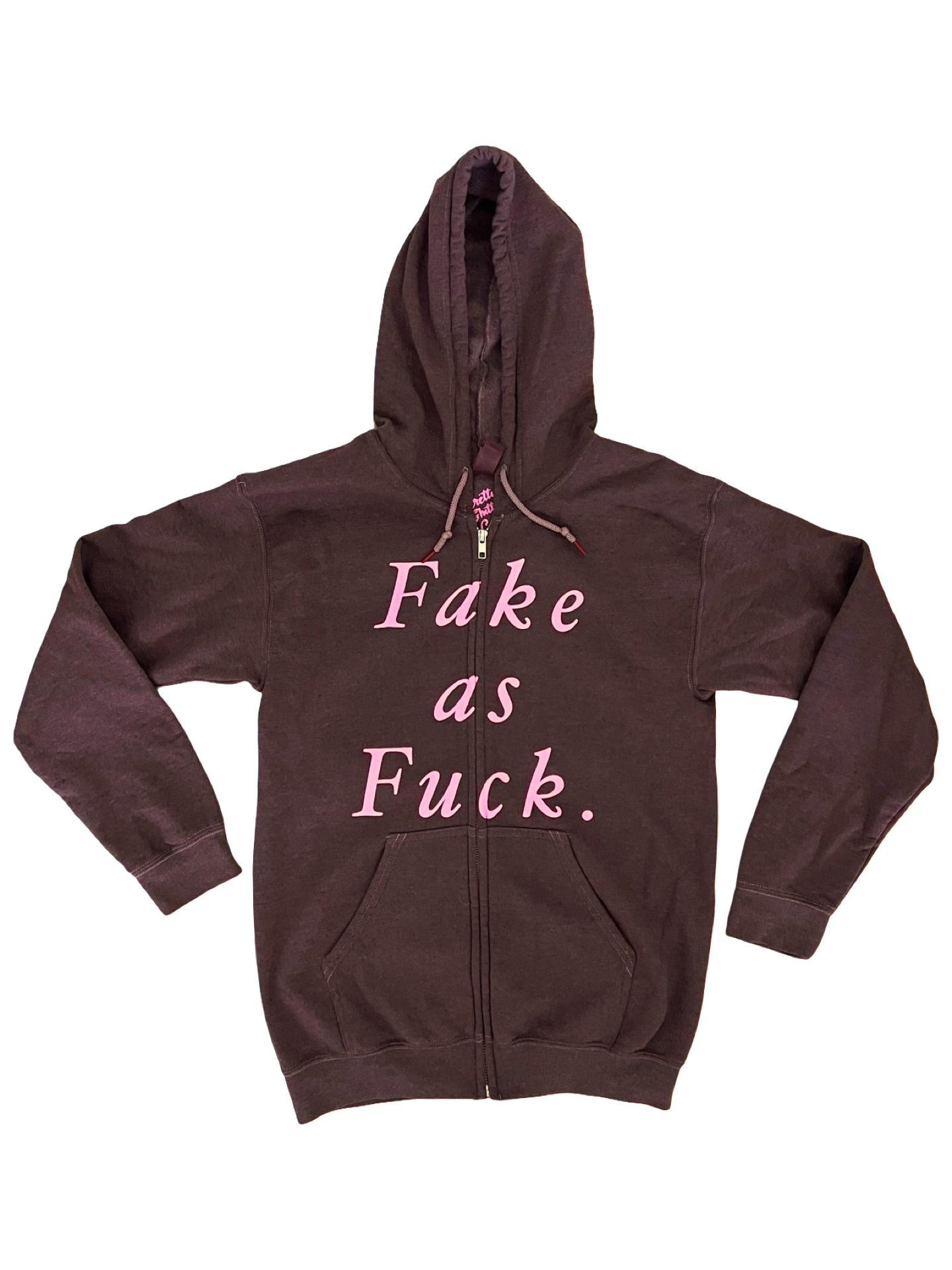 Fake as Fuck. Zip up