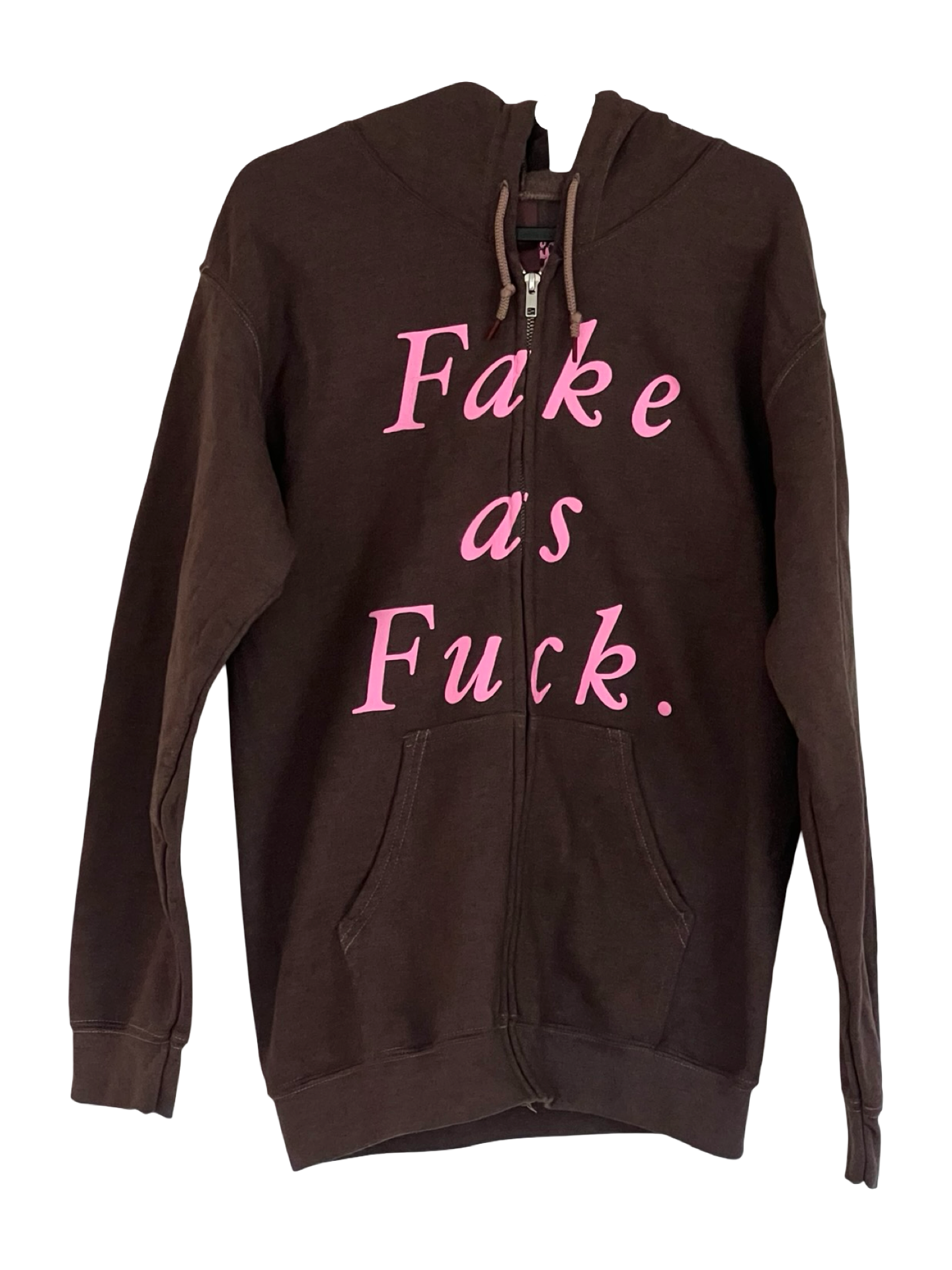 Fake as Fuck. Zip up