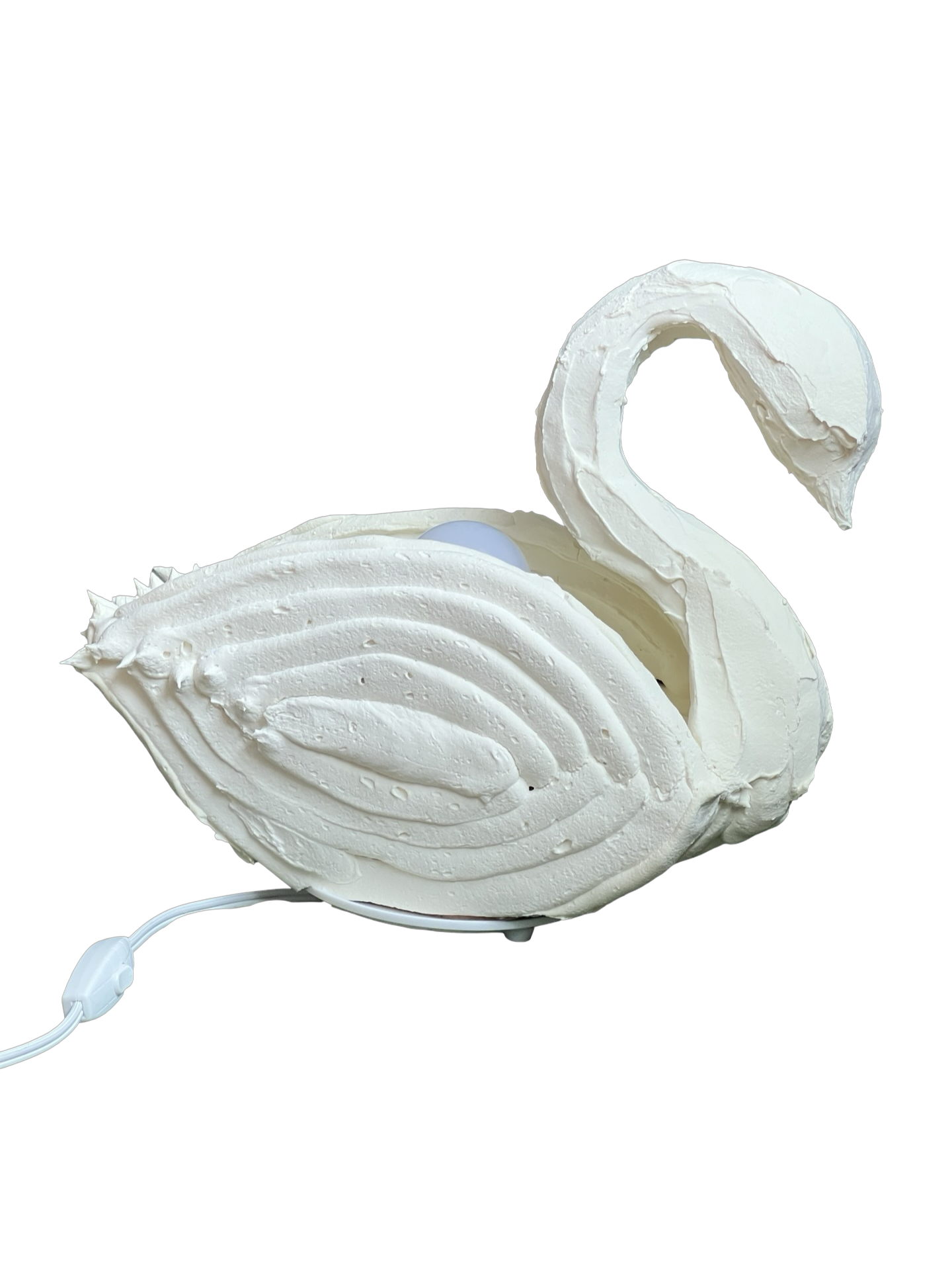 Meringue Swan Lamp