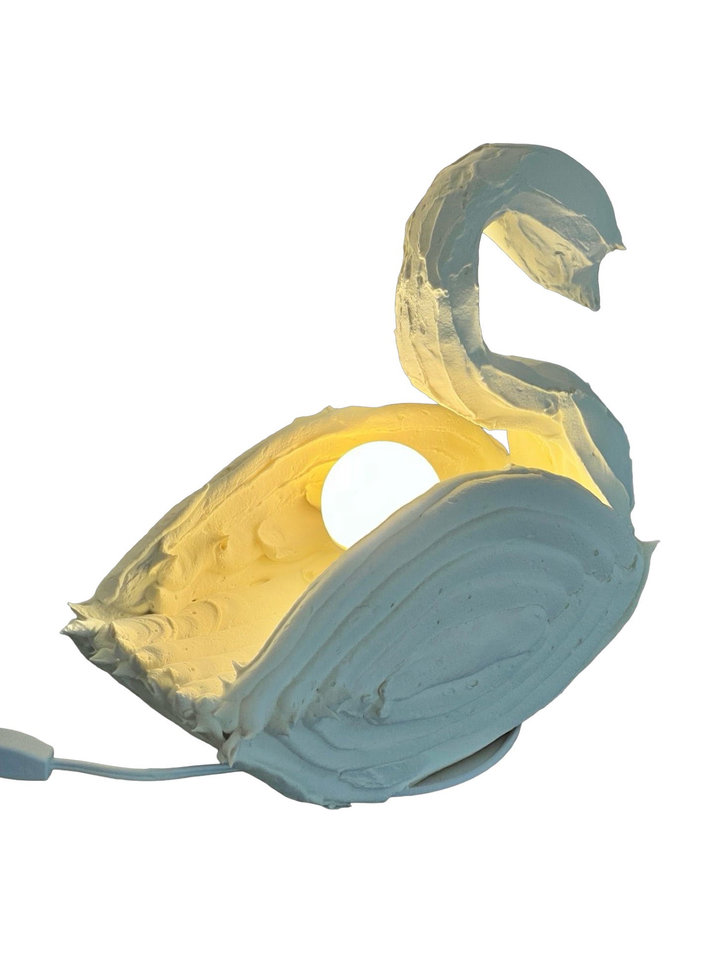 Meringue Swan Lamp