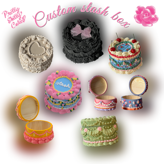 Custom Cake Stash Box (Pre-Order)
