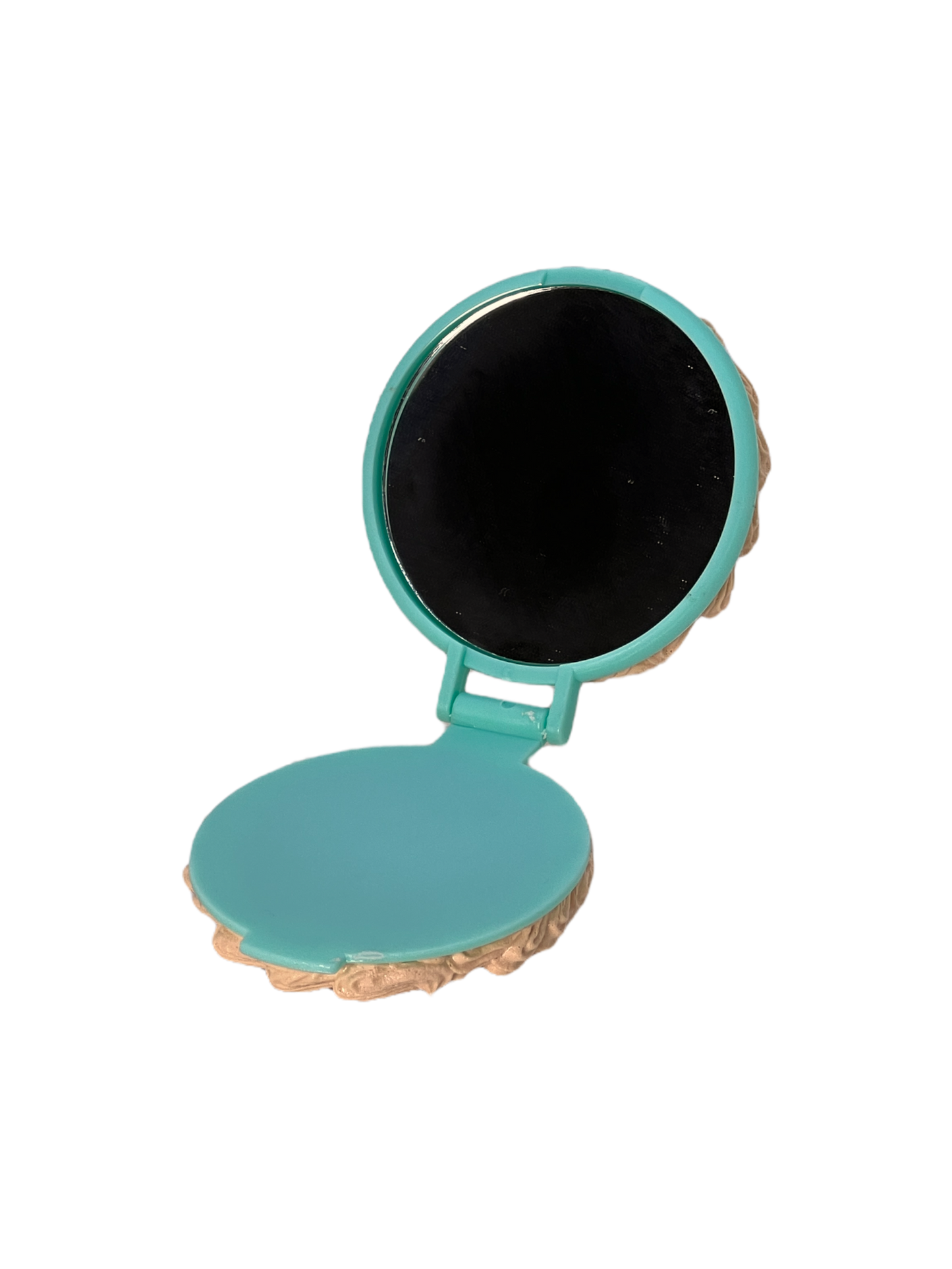 Cherry Pie Compact Mirror Teal