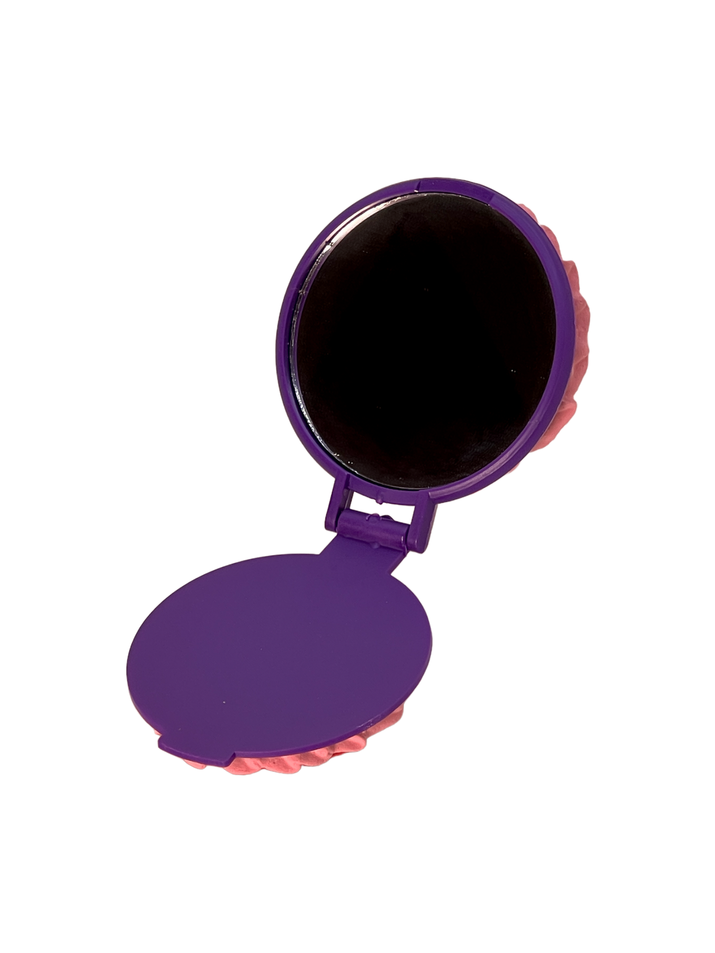 Cherry pie compact mirror dark purple